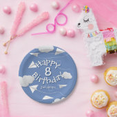 flying folded paper airplanes kids birthdays pappteller (Party)