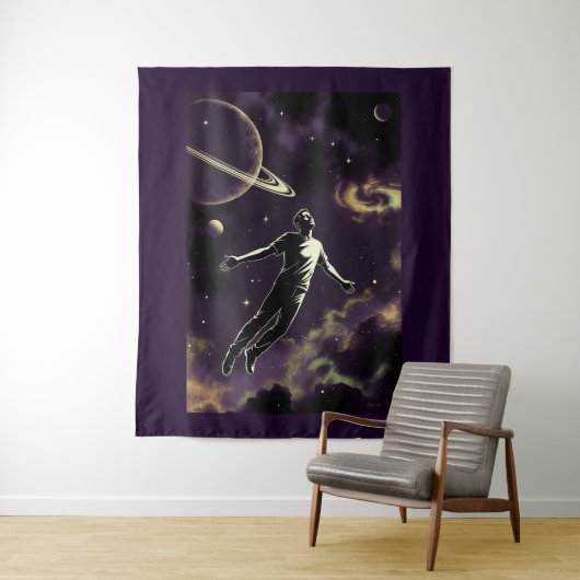 Flying For Photons Wandteppich (Beispiel)