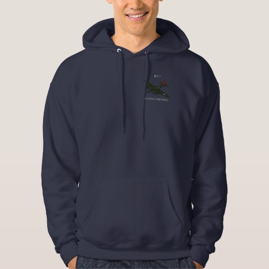 FLYING FORTRESS, B17 HOODIE (Vorderseite)