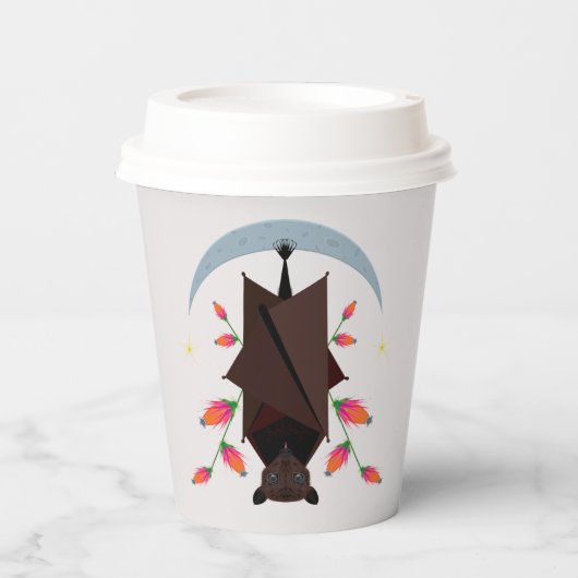 Flying Fox 8oz. Pappbecher (Vorderseite)