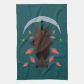 Flying Fox Aquamarin Kitchtuch Geschirrtuch (Vertikal)