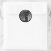 Flying Fox Bat Runder Aufkleber (Tasche)