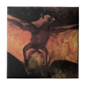Flying Fox Bat von Vincent van Gogh Fliese (Vorderseite)