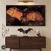 Flying Fox Bat von Vincent van Gogh Poster