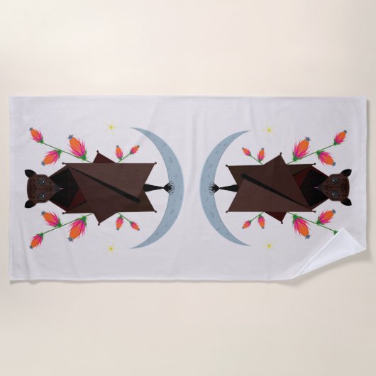 Flying Fox Beach Handtuch (Vorderseite)