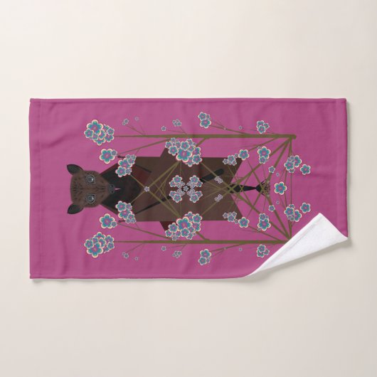 Flying Fox Boysenberry Badehandtuch Set (Handtuch)