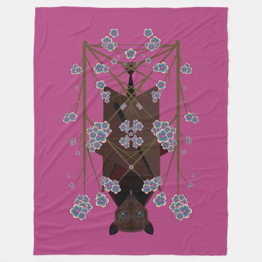 Flying Fox Boysenberry Fleece Blanket (3 Größen) (Vorderseite)