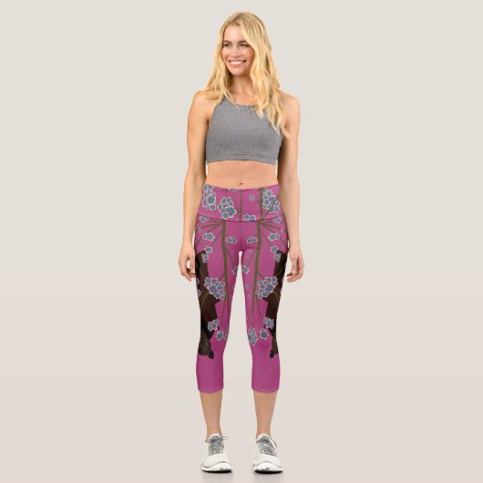 Flying Fox Boysenberry High Waisted Capris (Vorderseite)