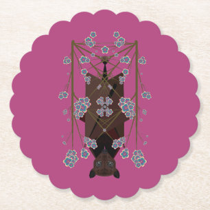 Flying Fox Boysenberry Paper-Untersetzer Untersetzer