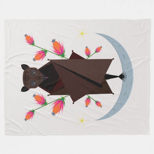 Flying Fox Fleece Blanket (3 Größen) (Vorderseite (Horizontal))