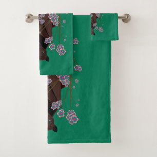 Flying Fox Jade Badetuch Set