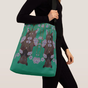 Flying Fox Jade Crossbody Bag (2 Größen) Tragetaschen Mit Langen Trägern