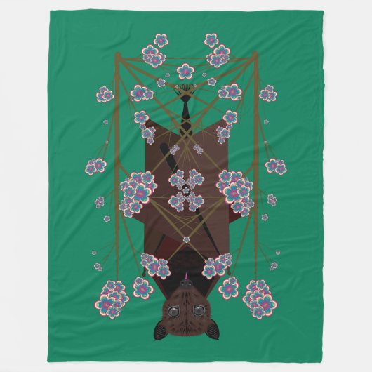 Flying Fox Jade Fleece Blanket (3 Größen) (Vorderseite)