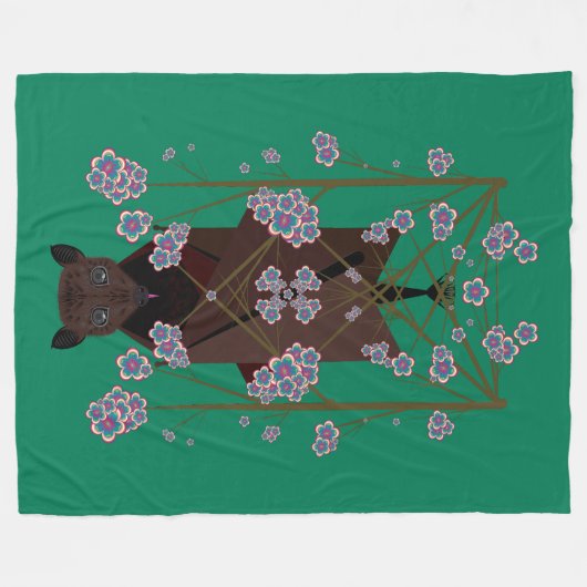 Flying Fox Jade Fleece Blanket (3 Größen) (Vorderseite (Horizontal))