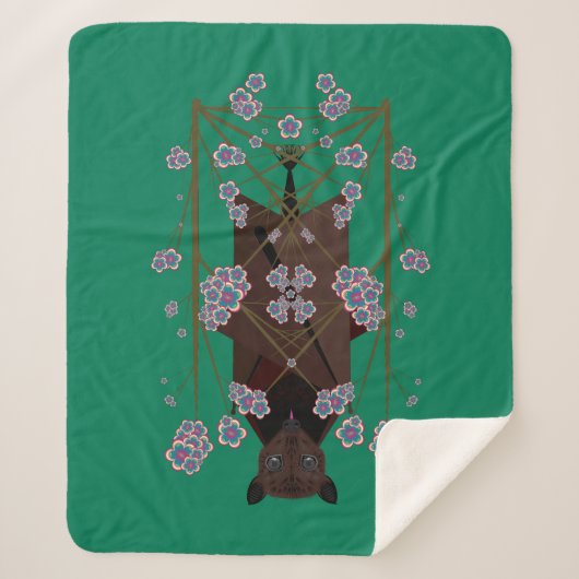 Flying Fox Jade Sherpa Blanket (3 Größen) Sherpadecke (Vorderseite)