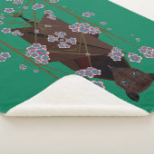 Flying Fox Jade Sherpa Blanket (3 Größen) Sherpadecke (3/4)