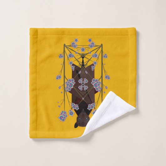 Flying Fox Mustard Bath Handtuch Set (Waschlappen)