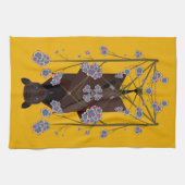 Flying Fox Mustard Küchentuch (Horizontal)