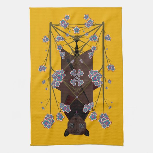 Flying Fox Mustard Küchentuch (Vertikal)