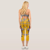 Flying Fox Senf High Waisted Capris (Rückseite)