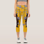 Flying Fox Senf High Waisted Capris (Vorderseite)