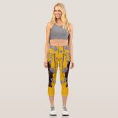 Flying Fox Senf High Waisted Capris (Vorderseite)