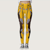 Flying Fox Senf-Leggings Leggings (Vorderseite)