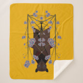 Flying Fox Senf Sherpa Blanket (3 Größen) Sherpadecke (Vorderseite)