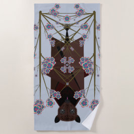 Flying Fox Sky Blue Beach Handtuch