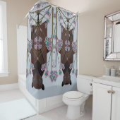 Flying Fox Sky Blue Duschvorhang (Beispiel)