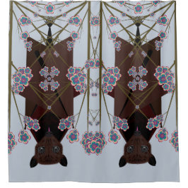 Flying Fox Sky Blue Duschvorhang