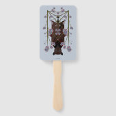 Flying Fox Sky Blue Hand Fans Fächer (Rückseite)