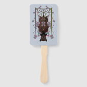 Flying Fox Sky Blue Hand Fans Fächer (Vorderseite)