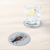 Flying Fox Sky Blue Paper-Untersetzer Untersetzer (Vor Ort)