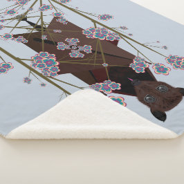 Flying Fox Sky Blue Sherpa Blanket (3 Größen) Sherpadecke