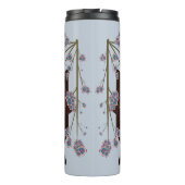 Flying Fox Sky Blue Thermal Travel Tumbler Thermosbecher (Rückseite)
