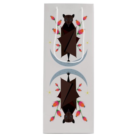 Flying Fox Winel-Geschenktasche Geschenktüte Für Weinflaschen (Vorderseite)