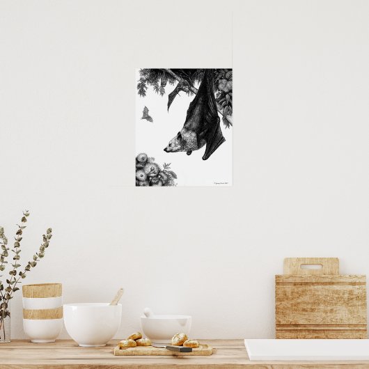 Flying Foxes Poster/Prints Poster (Küche)