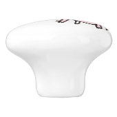 "Flying Future Bacon"-Keramik Knock #2 Keramikknauf (Seitenansicht)