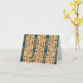 Flying-Gänse-Quilt Karte (Gelbe Blume)