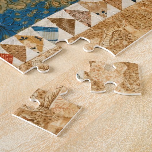 Flying-Gänse-Quilt Puzzle (Seite)