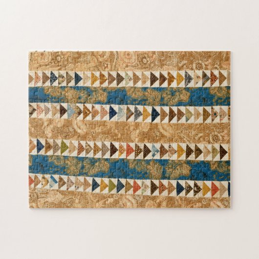 Flying-Gänse-Quilt Puzzle (Horizontal)
