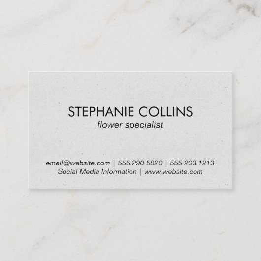 Flying Goose Visitenkarte (Rückseite)