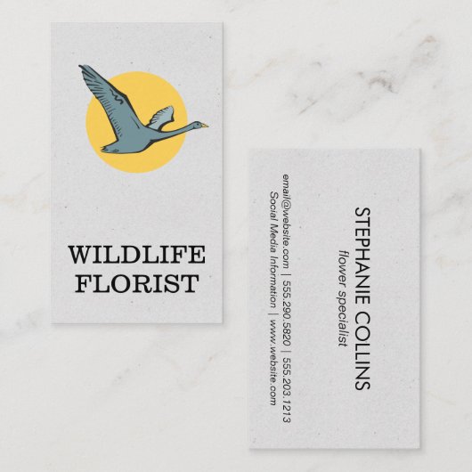 Flying Goose Visitenkarte (Vorne/Hinten)