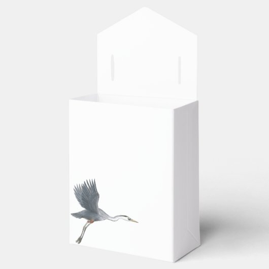 Flying Great Blue Heron Geschenkschachtel (Geöffnet)