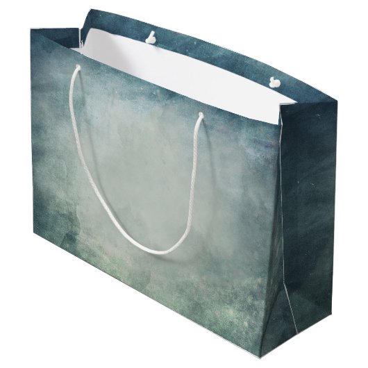 Flying Green Sea Turtle | Benutzerdefinierte Gesch Große Geschenktüte (Rückseite Schrägansicht)