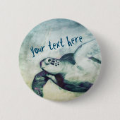 Flying Green Sea Turtle | Button-Button Button (Vorderseite)