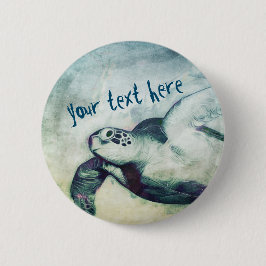 Flying Green Sea Turtle | Button-Button Button