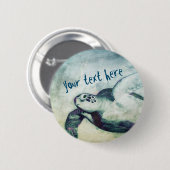 Flying Green Sea Turtle | Button-Button Button (Vorne & Hinten)