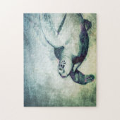 Flying Green Sea Turtle | Puzzle (Vertikal)